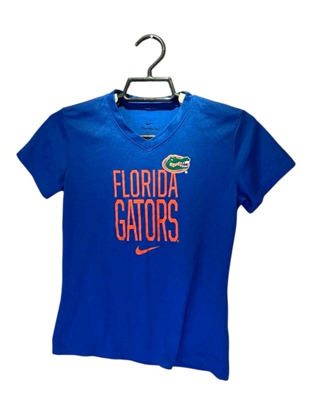 Nike Girl’s Florida Gators V Neck T Shirt Medium University of Florida DriFit